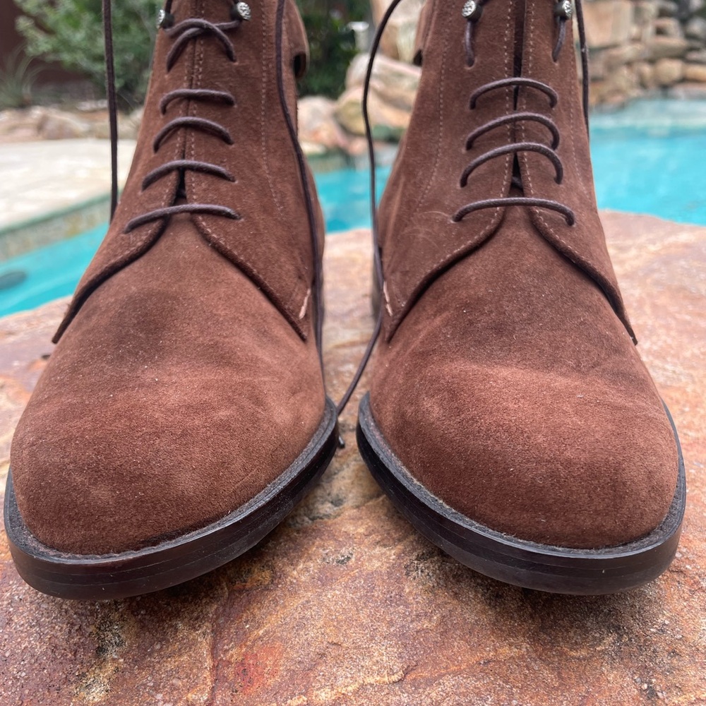 Bally Men’s Brown Suede Chukka Boots - Picture 2 of 10